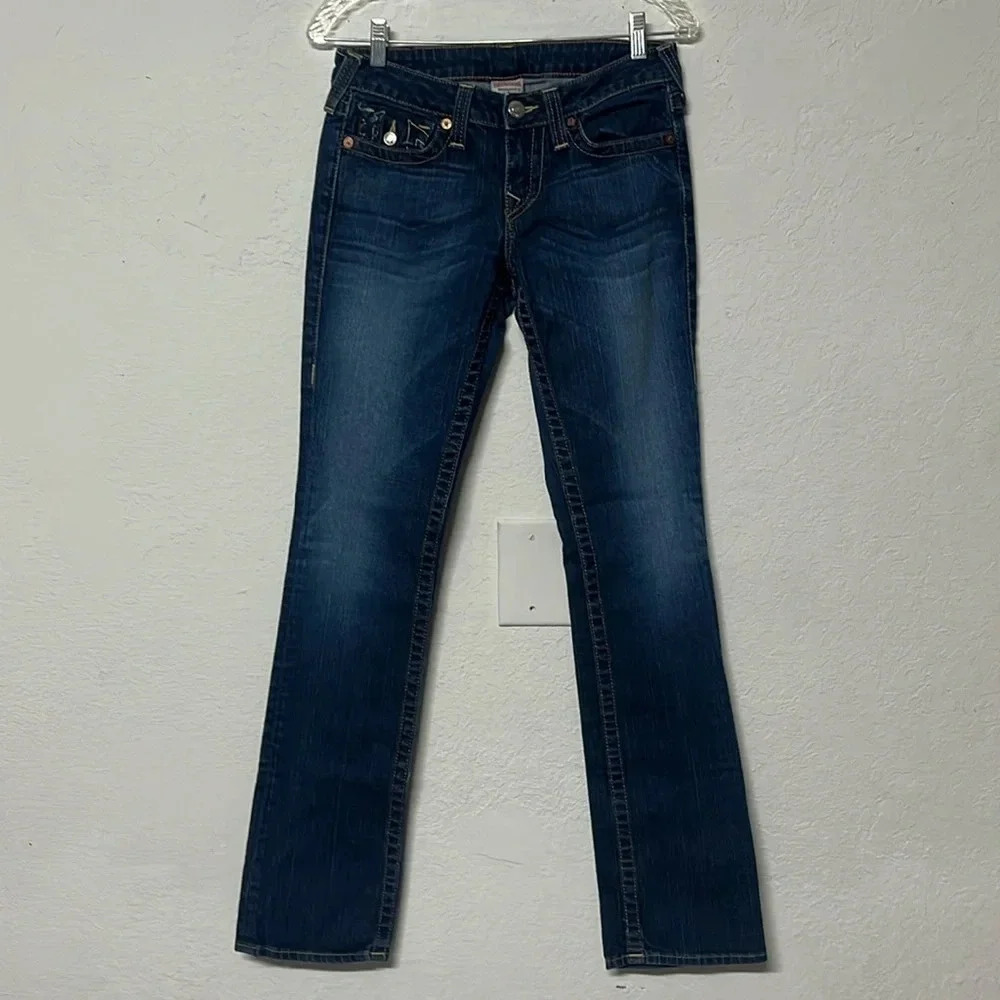 True Religion denim‎ jeans women’s size 28 True Religion 7” rise jeans cowgirl - Picture 2 of 13
